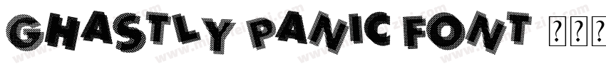 Ghastly Panic Font字体转换